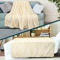thumbnail image 6 of Super Soft Lightweight Fleece Warm Throw Blanket for Couch Sofa Bed Microfiber, 6 of 11