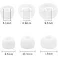 thumbnail image 3 of Ear Tips Compatible With Lg Tone Free Fp9 6 Pairs S/m/l Sizes Replacement Soft Silicone Earbuds Tips Eartips Compatible With Lg Tone Free Fp5 Fp8 Fp9, 3 of 5