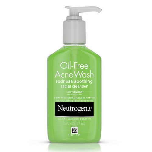 Neutrogena OilFree Acne Wash Redness Soothing Facial Gel Cleanser 6