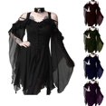 thumbnail image 2 of Halloween Robe à Boutons Irrégulière Manches à Bretelles Épaules Dénudées 5 Couleurs 8 Tailles, 2 of 2
