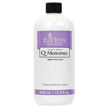 EZ FLOW Q Monomer False Nails, 15.2 Fluid Ounce