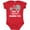 Red, variant on Inktastic Best Mawmaw Ever Grandchild Boys or Girls Baby Bodysuit