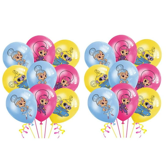 Shimmer and Shines Balloons Birthday Party Supplies Favors Decorations Decor Kit Latex