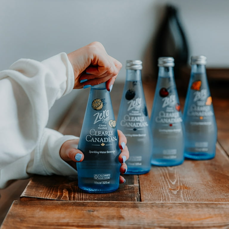Clearly Canadian Citrus Medley Sparkling Water, Lemon Lime, 11 fl