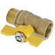 thumbnail image 3 of Válvula de bola Válvula de gas de latón G1/2 Válvula de bola de rosca macho Espesar Válvula de gas de combustible Neumática Accesorio de plomería, 3 of 14