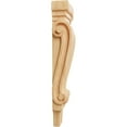 thumbnail image 3 of Ekena Millwork 5 1/8"W x 2 3/8"D x 15 1/2"H Medium Traditional Pilaster Wood Corbel, Red Oak, 3 of 4