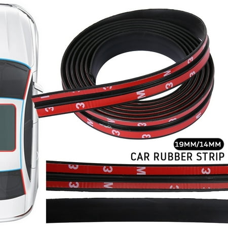 

2M 14/19MM Car Rubber Strip Rubber Seal Strip Waterproof Car Seal Strip Car Protector Door Edge Windshield Roof Rubber Sealing Strip