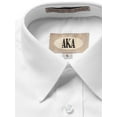 thumbnail image 2 of AKA Boys Solid Long Sleeve Dress Shirt White 16, 2 of 2