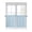 Blue, variant on Half Window Curtain 36 Inches Long, Abstract Blue, Window Treatment Curtain Drapes, Minimalistic White Gradient Water Ripple Small Tier Curtains for Bathroom Over Sink, 27.5"x36", 2 Panels