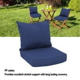 thumbnail image 4 of Outdoor Deep  Set, Deep  Bottom and Back Cushion for Patio Furniture, Outdoor Chair Cushions with Removable Cover for Patio Furniture, Rattan Sofas, Wooden Chairs, 4 of 7