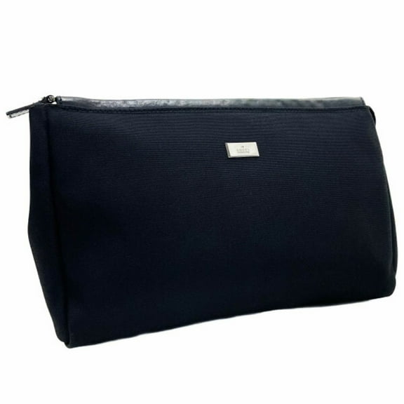 Pre-Owned Gucci Second Bag Plate Clutch Nylon Leather Black 02883 GUCCI Pouch Multi... (Good)
