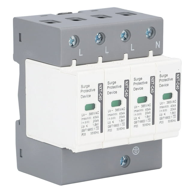 Surge Protective Device Voltage Protection Arrester Protector 4P 40KA 230/400V NTXC40