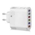 thumbnail image 1 of Cargadores de pared de 6 puertos Adaptador de cargador USB doméstico para iPhone (enchufe de la UE blanco) Hugtrwg Nuevos Originales, 1 of 7