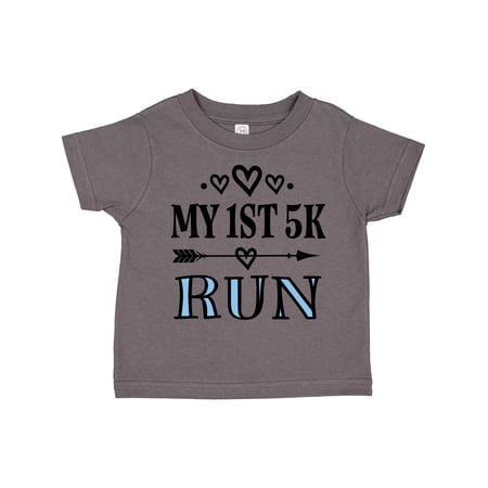 Inktastic 1st 5K Race Running Fitness Girls Toddler T-Shirt