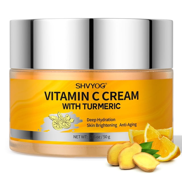 Crema hidratante SHVYOG Vitamina C con cúrcuma 50 ml para rostro