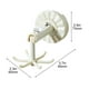thumbnail image 2 of Hooks Hole-frees Suction Cups Rotatable Wall-mounted Bathroom Kitchen Wall Storage Shelves Non-marking, 2 of 2