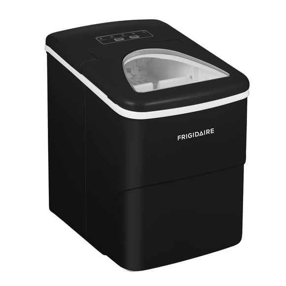 Frigidaire 26 lbs. Bullet Ice Maker, Countertop Ice Machine with LED Controls, Black