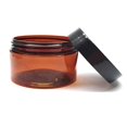 thumbnail image 4 of Tarros cosméticos BallHull de plástico ámbar de 120 ml con tapa negra, 12 unidades, 4 of 6
