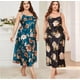 thumbnail image 2 of Camisón de satén de talla grande para mujer, ropa de dormir Sexy con tirantes, lencería holgada, sedosa, para estar en casa, XL-5XL, 2 of 6