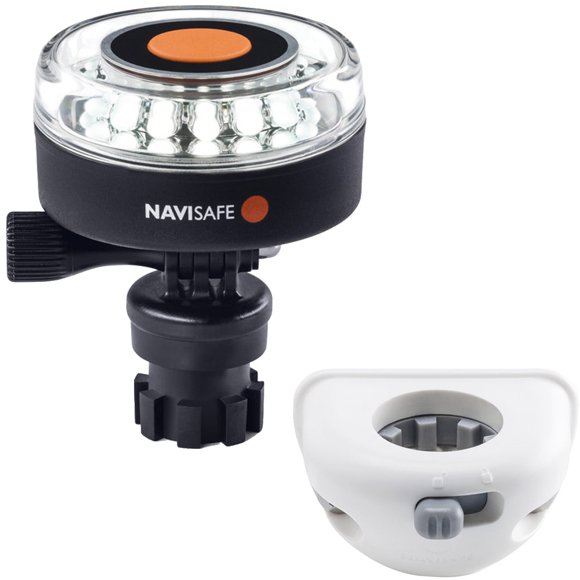 Navisafe Navilight 360 ligero de 2 nm, blanco con base Navimount