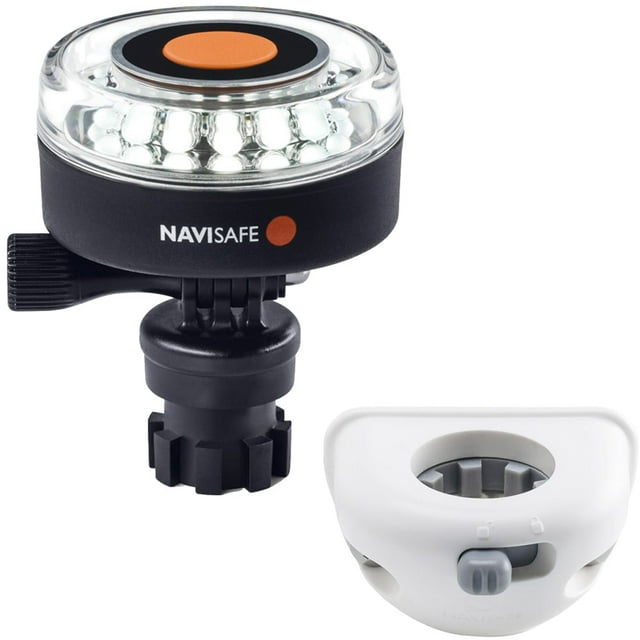 Navisafe Navilight 360 ligero de 2 nm, blanco con base Navimount