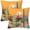 Cactus Desert, variant on Autumn Leaves Pillow Covers 18x18 Set of 2 | Fall Decorative Cushion Cases | Maple Leaf Patchwork Pillowcases | Harvest Throw Covers for Sofa Living Room Bedroom Decor