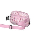 thumbnail image 2 of Pink Christmas Tree Pattern Cute Fanny Packs for Women,Travel Waterproof Crossbody Fanny Bags Waist Purse for Women Anti Theft Adjustable Strap for Running Travel Cycling, 2 of 6