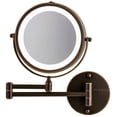 thumbnail image 1 of Espejo de maquillaje de pared OVENTE con aumento 7X MFW70ABZ1X7X, 1 of 9