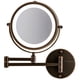 thumbnail image 1 of Espejo de maquillaje de pared OVENTE con aumento 7X MFW70ABZ1X7X, 1 of 9