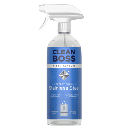 2 Pack CleanBoss Perfect Polish Stainless Steel Cleaner, Two 24 fl oz Bottles