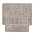 thumbnail image 3 of OULII 2Pcs Grey Bracelet Bead Design Board for DIY Jewelry Crafting with Practical Measurement Features, 3 of 8