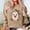 007 Khaki, variant on Women's Halloween Spooky Sweatshirt Halloween Ghost Graphic Printed Tops Long Sleeve Round Neck Sweatshirts