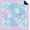 Blue Flowers, variant on Mahjong Mat for Table - 31.5 x 31.5 x 0.08 Inch, Anti-Slip Noise Reduction Waterproof Gaming Table Cover for Mahjong Poker Card Games(Spring Garden)
