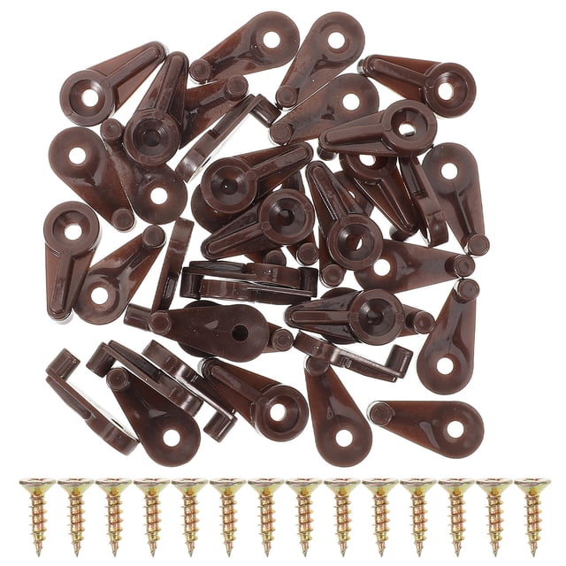 USHOBE 1set Mirror Clips For Wall Glass Mirror Brackets For Easy Wall Mounted Installation No Drill Required