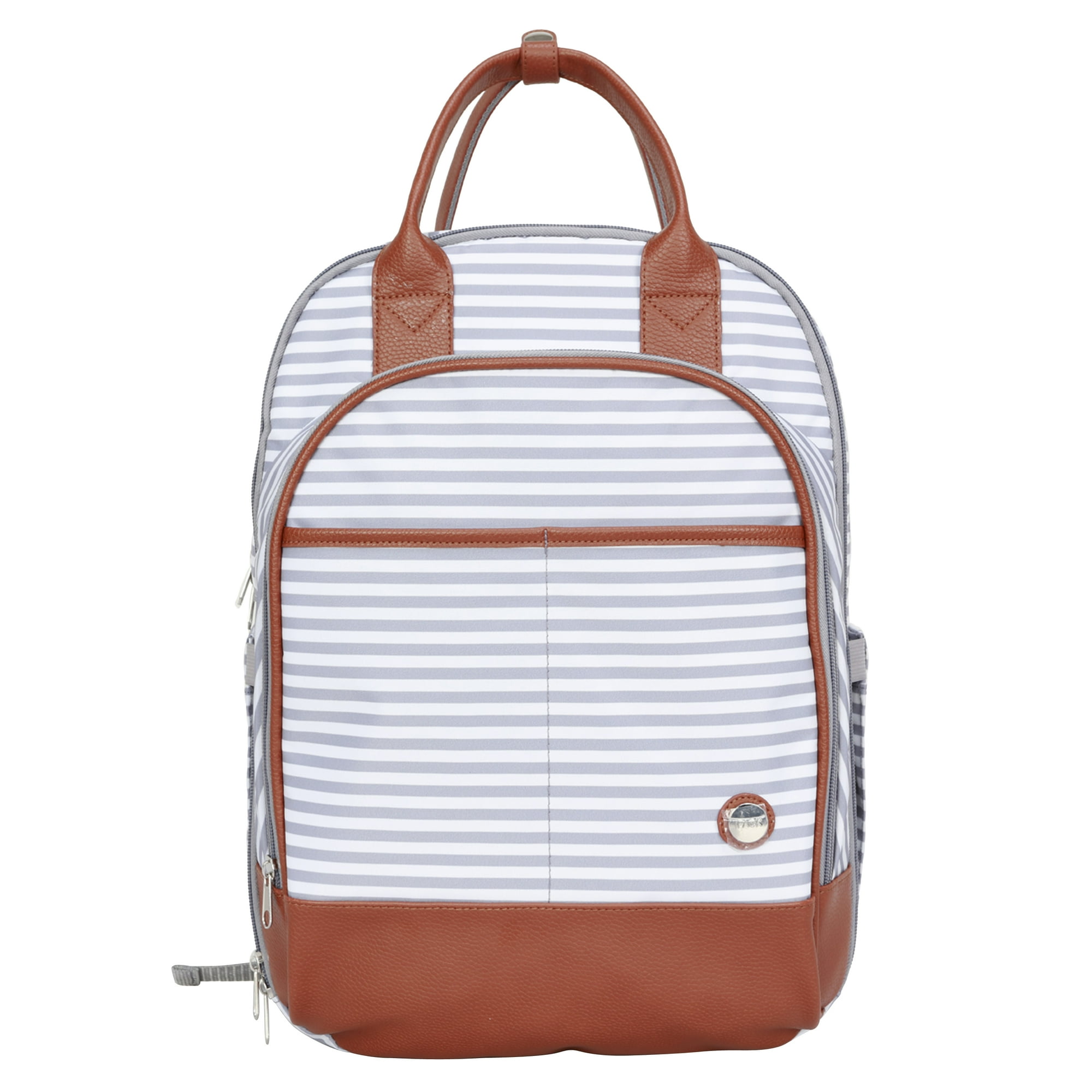 iPack Stripe Infant Diaper Bag Tote, Multi-Color
