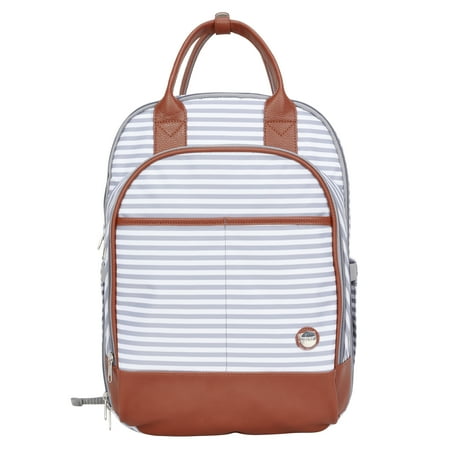 iPack Stripe Infant Diaper Bag Tote, Multi-Color