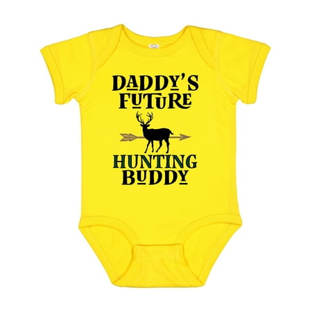 

Inktastic Daddy Future Hunting Buddy Boys or Girls Baby Bodysuit