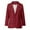 Wine, variant on Pntutb Best Women Solid Long Sleeve Office Coat Cardigans Suit Long Jacket Tops