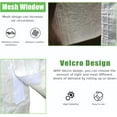thumbnail image 5 of 12X14Ft White Gazebo Cover - All Season Waterproof Enclosure with Mesh Windows Five, 5 of 8