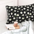 thumbnail image 4 of Fotbe Daisies Flowers Funda de Almohada Decorativa Estilo Occidental, Lujo en Algodón, Fundas para Almohadas King, Cojín Estampado para Decoración del Hogar-14"x20", 4 of 6