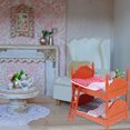 thumbnail image 3 of 1 Ensemble Maison de Poupée Lit Miniature Modèle avec Couettes Lit Drap Oreiller Mini Double Pont Modèle, 3 of 8