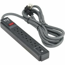 Eaton Tripp Lite Series Protect It! 6-Outlet Surge Protector, 5-15R Outlets, 1200 Joules, 20 ft. (6.1 m) Braided Cord, Black