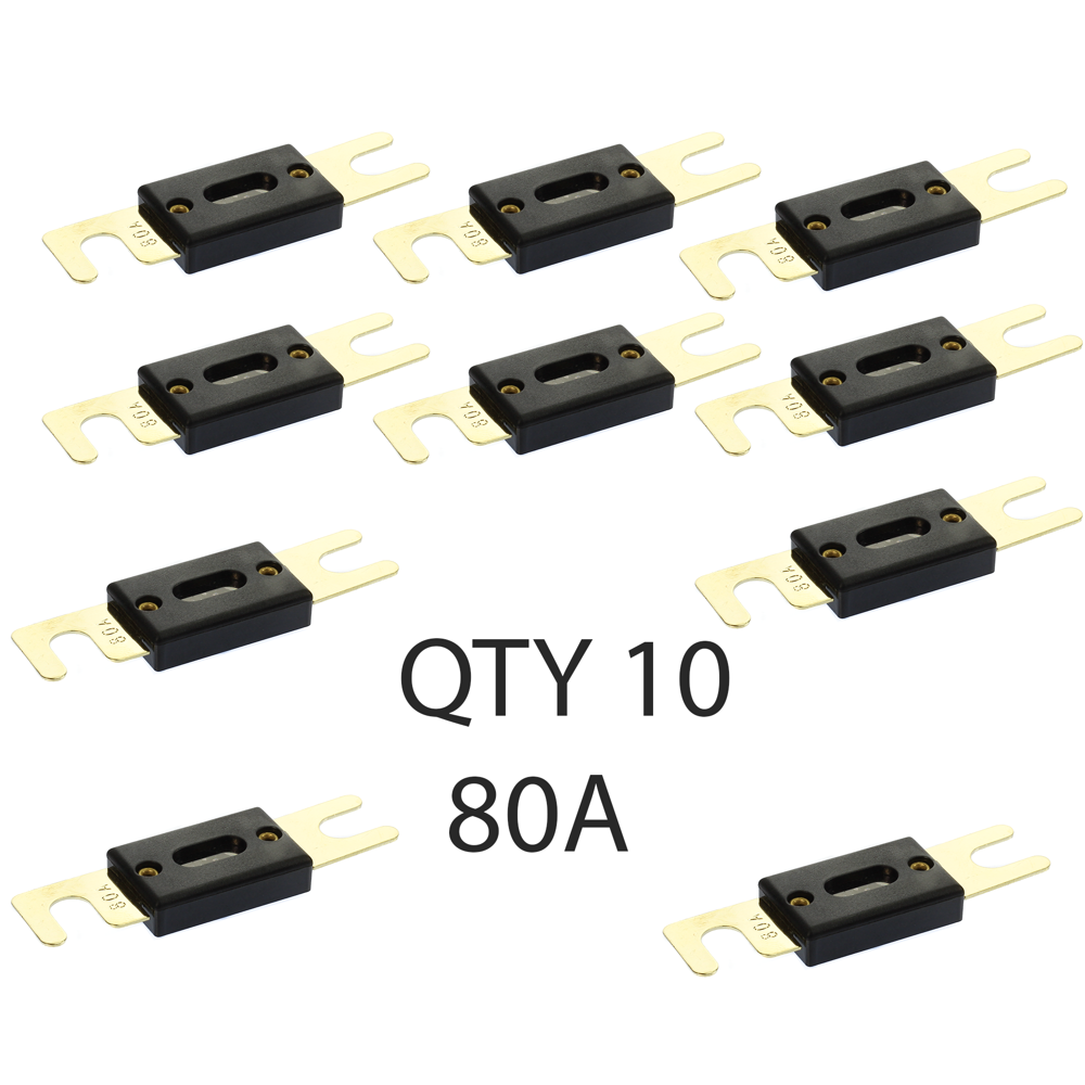 80 Amp ANL Inline Fuse by Voodoo Car Audio For Fuse holder Walmart