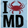 thumbnail image 2 of Maryland I Love MD Crabby State Pride Hoodie Sweatshirt Women Men Brisco Brands 2X, 2 of 6