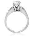 thumbnail image 4 of Pompeii 2 ct Diamond Solitaire Engagement Ring 14K White Gold Lab Grown (FG,VS), 4 of 4