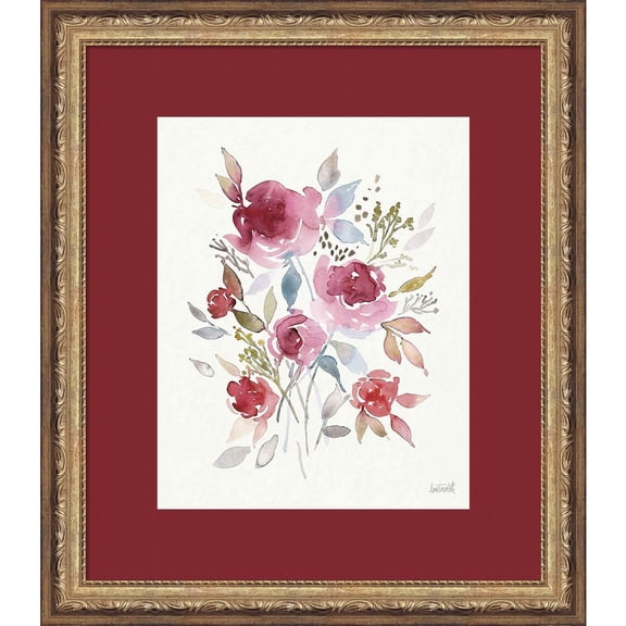 Great Art Now Soft Bouquet III by Anne Tavoletti, Framed Wall Art, 16.5W x 18.75H