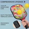 thumbnail image 2 of Pickleball Paddles Set Of 2, Fiberglass Surface, Sweet Candy Print, 4 Balls & Bag, 2 of 5