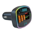 thumbnail image 3 of Kieccall Colorful Ambient Light Car MP3 Player - Bluetooth Hands-Free With AUX Input, Vibrant Lighting For In-Car Ambiance & Music Streaming, 3 of 8