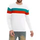 thumbnail image 2 of Camiseta Con Cuello Redondo Y Bloques De Color Para Hombre, 2 of 7