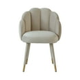 thumbnail image 2 of TOV Furniture Gardenia Tufted Light Grey Velvet Dining Chair, 2 of 6